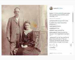 She is of Australian, Scottish, German and Irish descent and has a lineage that traces all the way back to the king, Malcolm I of Scotland She is of Australian, Scottish, German and Irish descent and has a lineage that traces all the way back to the king, Malcolm I of Scotland.